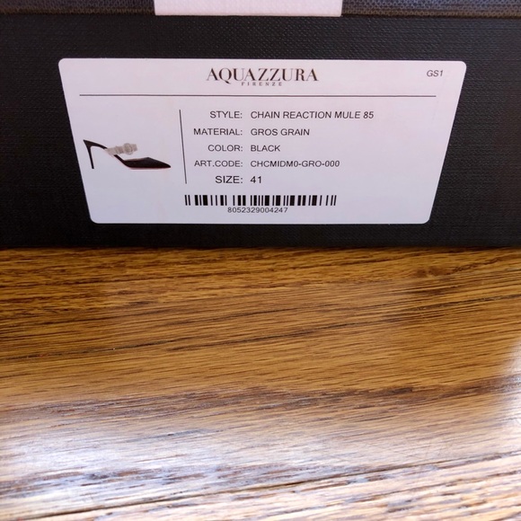 SOLD -Like new Aquazurra Chain Reaction Mules - Picture 16 of 16